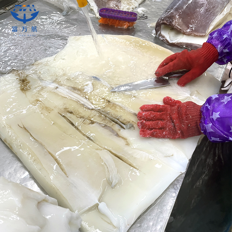 New Process Skinless Giant Squid Fillet