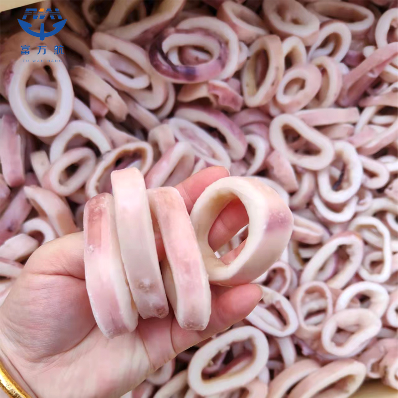 Frozen boiled squid ring