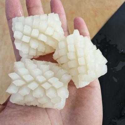 New Process Skinless Pineapple cut Squid Flower